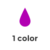 1 color