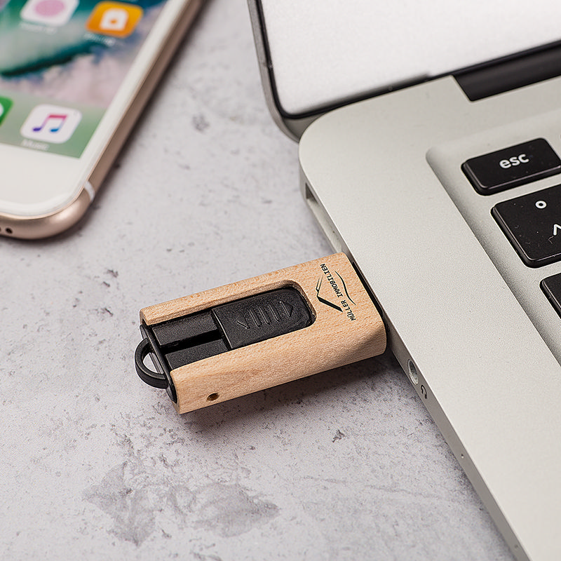 Mini USB Madera