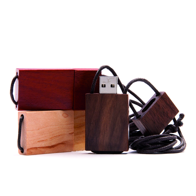 USB Colgante Madera