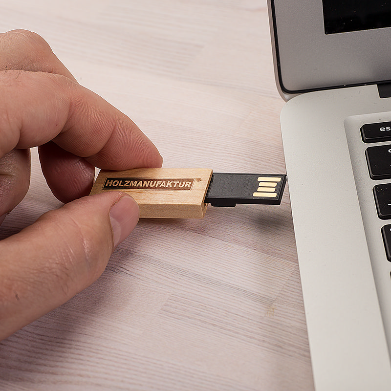 Mini USB Madera Extensible