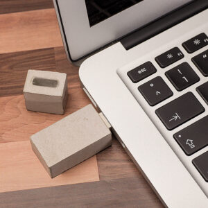 USB Hormigón Diseño Rectangular