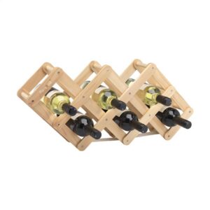 Caja madera para regalo botella vino y botellero