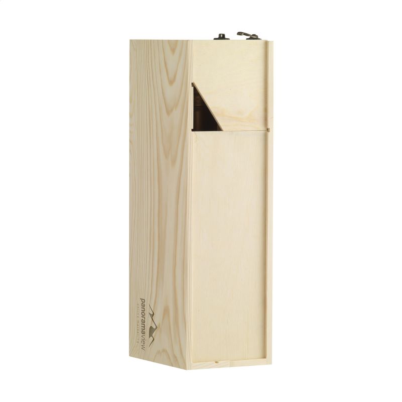 Caja madera para regalo botella vino y organizador escritorio - Imagen 4