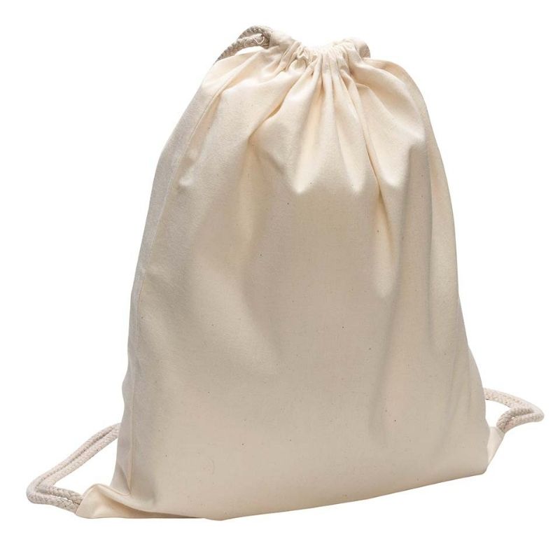 Mochila algodón orgánico GOTS con cordones - Imagen 2