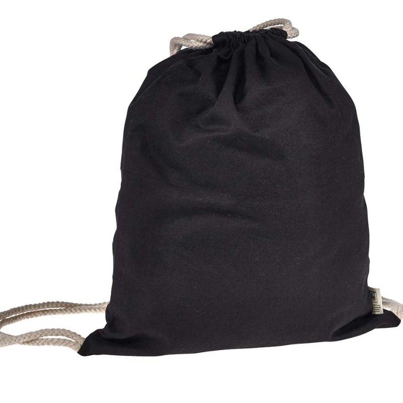Mochila algodón orgánico GOTS con cordones - Imagen 5