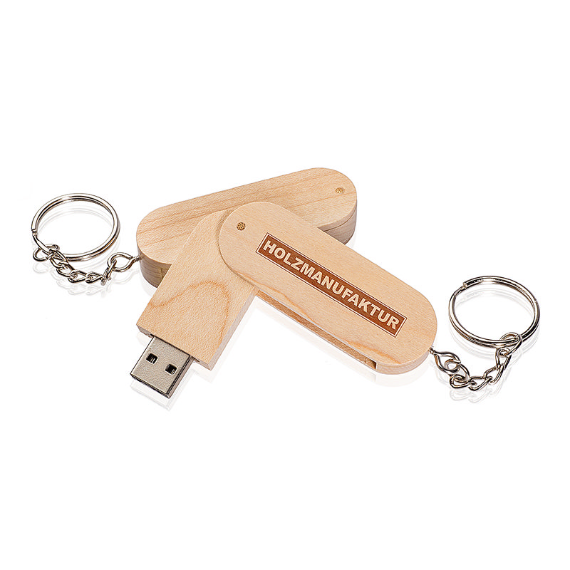 USB Llavero Madera