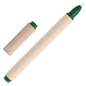 Bolígrafo de papel reciclado con tapón