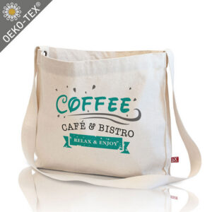 Bolsa bandolera 100% algodón OEKO-TEX®