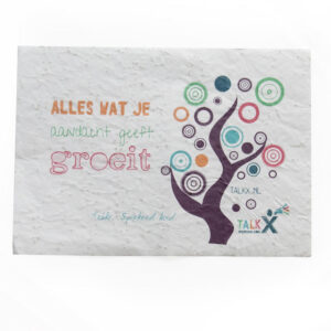 Tarjetones papel semillas A6